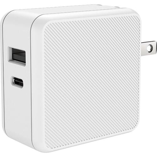 Universal EU US UK Plug 65W Type-C and USB Port Fast Phone Charger Travel Wall Power Fast Charging Adapter