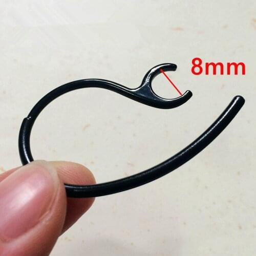 2Pcs 8mm Ear Hook Loop Clip Clamp EarHook Replacement for EASYGO/EASYCALL/CLEAR/TALK Bluetooth Headset Headphone