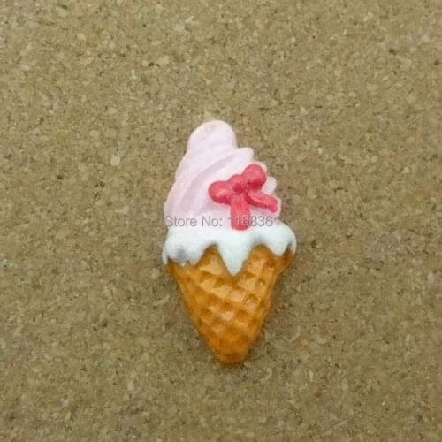 1pcs/lot resin flat back hot pink bowknot ice 23mm simulation of food Cabochon Scrapbook DIY phone decoration B403-6