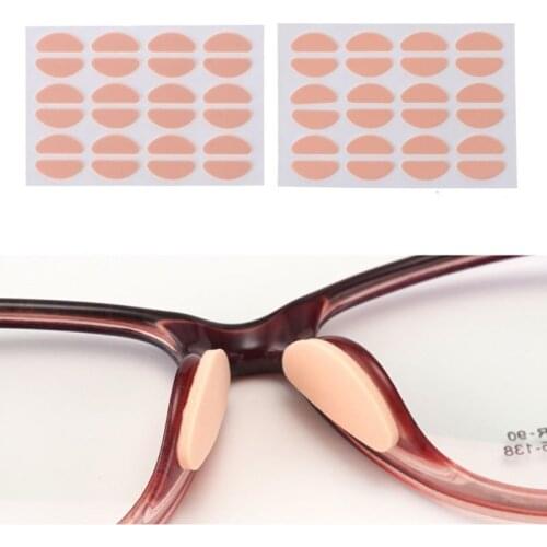 12 Pair Soft Foam Nose Pad Invisible Skin Color Glasses Holder Pads Anti-Slip Anti Makeup Eyeglass Sunglasses Nose Pads