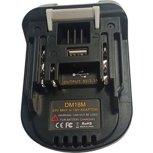 DM18M 18V for 20V Li-ion Battery Adapter for BL1800 Series Dock Power Connector Robotics Converter Power Tool