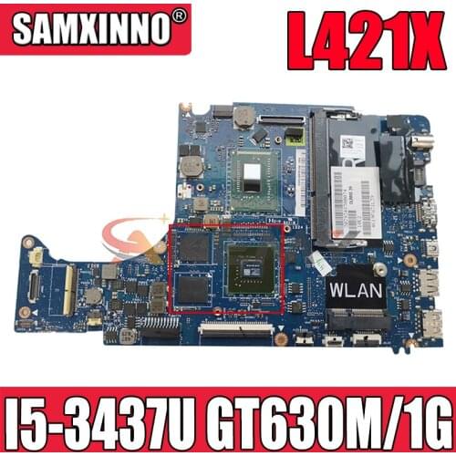 Akemy CN-0X4WPV X4WPV FOR Dell XPS L421X Laptop Motherboard QLM00 LA-7841P REV:1.0(A00) I5-3437U GT630M/1G Mainboard notbook pc