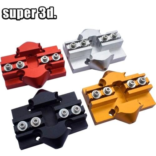 1pc Aluminum Delta Kossel Slide M3/M4 Tackle Effector Kossel Carriage for 3D Printer