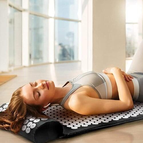 Massage Mat Body Pain Spike Portable fitness equipment Pilates Exercise Pillow Applicator kuznetsov Non-Slip Acupressure Cushion