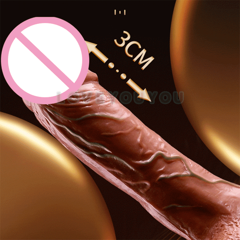 Wireless Remote Telescopic Realistic Dildo Vibrator Adult Sex Machines Penis Dick Vagina G-spot Massage Female Masturbation