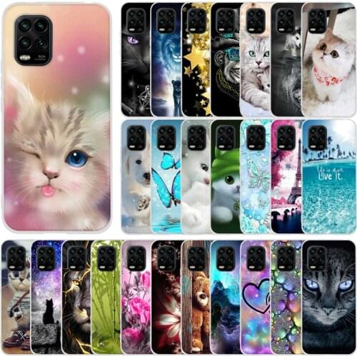 For Xiaomi Mi 10 Lite Case Silicone Bumper Soft Back Cover Case For Xiaomi Mi 10 Lite Case Coque For Xiaomi Xiomi 10 Lite Cases