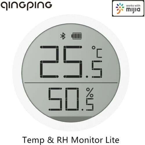 ClearGrass Digital Bluethooth Thermometer Hygrometer Monitor Lite Electric Ink Screen Data Automatic Recording With Mi home app