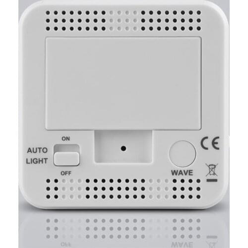 Digital Alarm Clock DCF Radio Dual Alarm Thermometer Hygrometer Weather Station E5BE