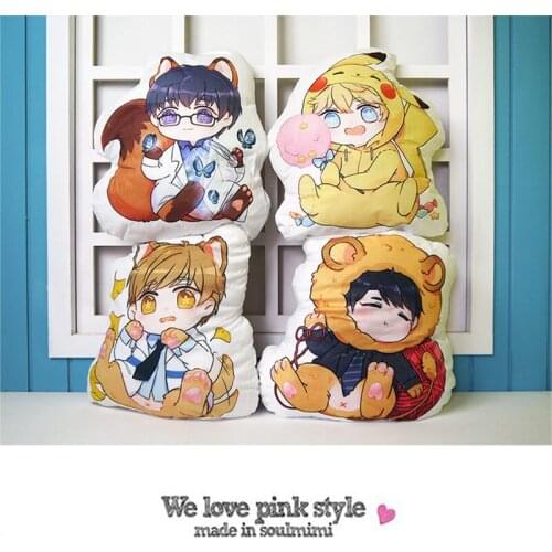 Anime Love and Producer pillow toy Lucien Gavin Victor Kilo stuffed doll double sided case cosplay 50cm toy gift