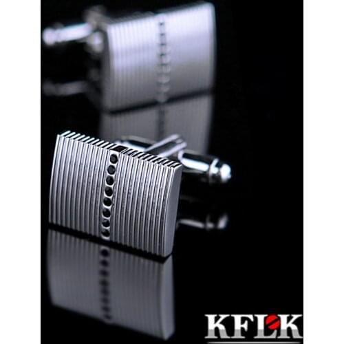 KFLK Jewelry Brand Fashion Cuff link Wholesale Button High Quality French shirt cufflinks for mens Wedding Groom guests