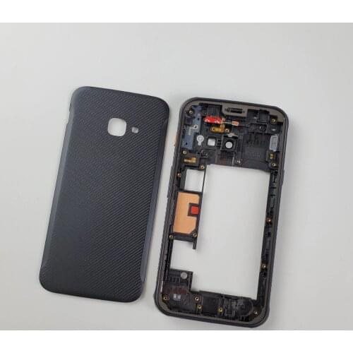 Housing For Samsung Galaxy Xcover 4s G398 SM-G398F Middle Frame Plate + Battery Cover Back Case Repair Parts Cover