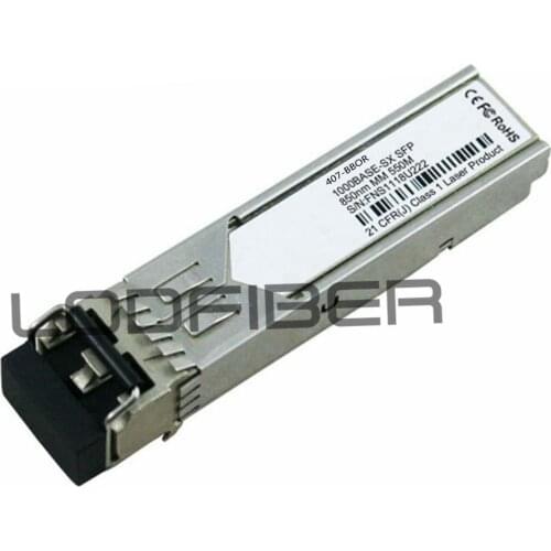 LODFIBER 407-BBOR D-e-l-l Compatible 1000BASE-SX SFP 850nm 550m DOM Transceiver Networking