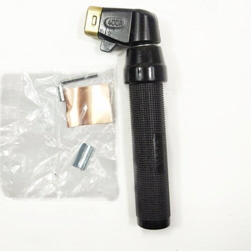 Professional Twist Welding Electrode Holder 1.6mm to 6.4mm Electrode Clamp 400A Forged Copper Tooth EN 60974-11 CE Welding Clamp