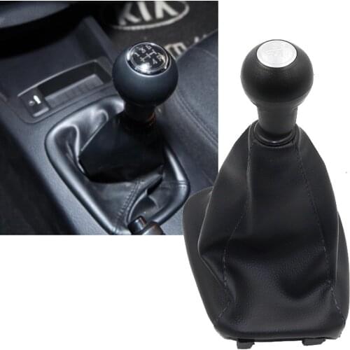 5 speed for KIA Cerato 2005-2012 manual gear shift stick shifter knob Dust-proof cover leather boot