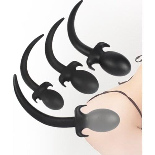 Sexy Shop Anal Plug Slave Games BDSM Erotic Toy G-spot Butt Plug Sex Products Silicone Dog Tail Anal Plug Man And Woman Sex Toys