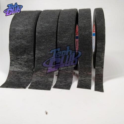 Heat-resistant Adhesive Cloth Fabric Tape For Car Auto Cable Harness Wiring Loom Protection Width 9/15/19/25/32MM Length 15M1pc