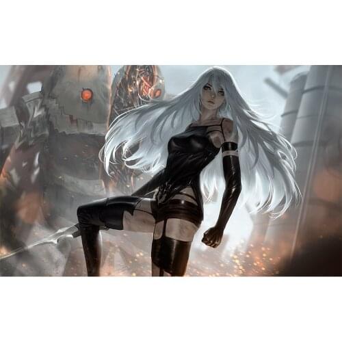 Embroidery Diamond Picture Game NieR Automata Home Decor Painting Full Square Drill Handmade Gift Cross Stitch Wall Sticker