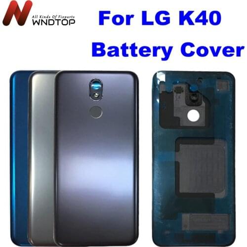 For 5.7" LG K40 Back Battery Cover Rear For LG K40 Door Housing Case Replacement Parts For LG K40 Battery Cover