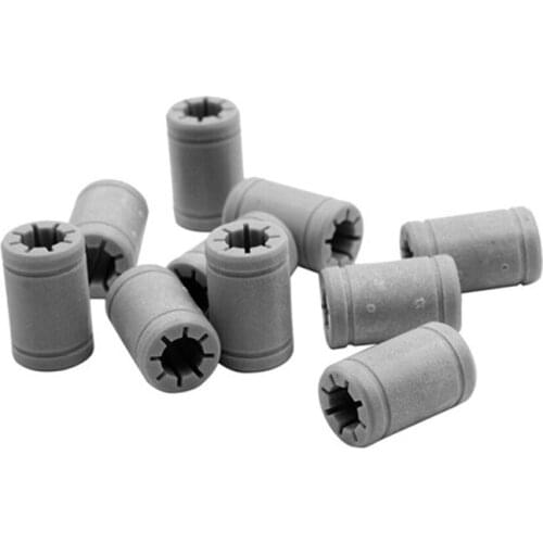 10Pcs Plastic 8 Mm Linear Anet Bearing Same As Rj4Jp-01-08 Ball Bearing For Anet A8 Prusa I3 3D Printer