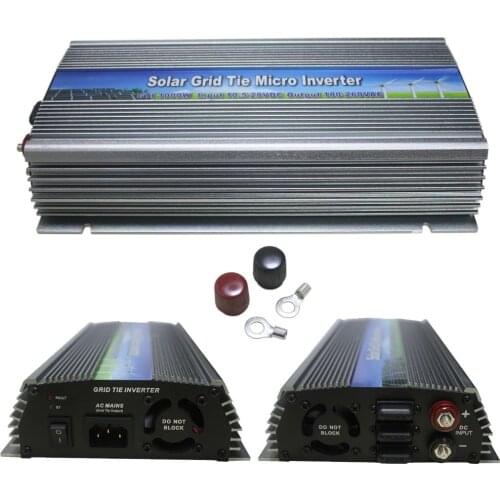 1000W Solar Power Grid Tie Micro Inverter 1kw DC10.5-28V to AC90-140V or AC180-260V 1000Watt inverter for 1200W 18V Solar Panels