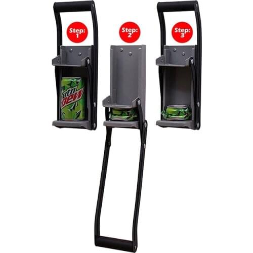 16oz 500ml Large Can Recycling Machine Jar Crusher Wall-mounted Press Beer Bottle Bar Opener