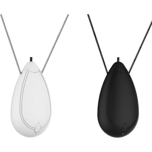 2 Pack Mini Wearable Air Purifier, Personal Travel Size Air Purifier, Necklace & Portable USB Charging Smoke Purifier
