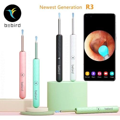 Bebird R3 R1 Ear Cleaner Minifit Wax Removal Tool Digital 300W Precision IP67 Waterproof Endoscope Camera Otoscope Health Care