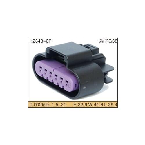 Free shipping 6 Way Black GT 150 Sealed Female Connector Assembly, Max Current 15 amps Part # 15397577 15397577hs