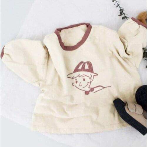 Kids Shirts Casual Cartoon Print Long Sleeve Tops for Boys Girls Clothing Autumn Fashion Children Shirt Toddler Baby Clothes Tee