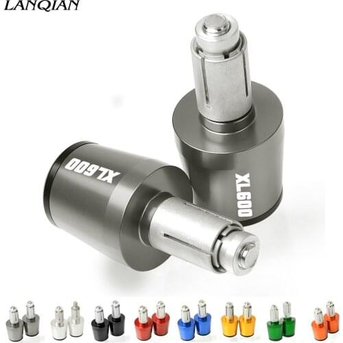 For Honda XL600 LMF XL600LMF 1985 1986 Motorcycle Handlebar Gear Balanced Plug Slider Handle Bar Cap Cover Grips End Plug Ends