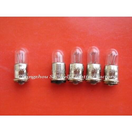 Good! 28v 25ma Mf6 Miniature Lamp Bulb A650