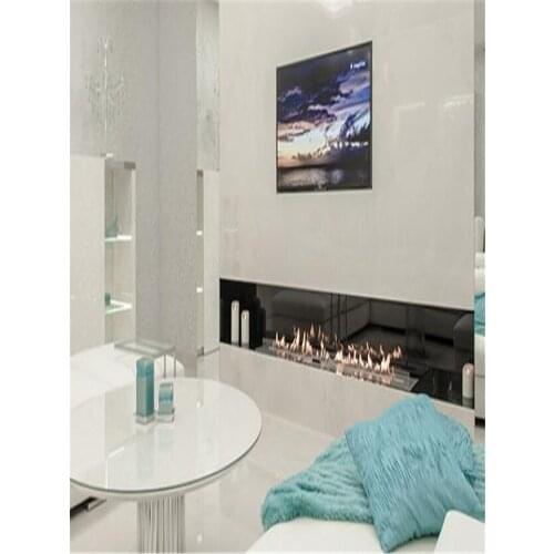 Inno-Fire 60 inch real fire stainless steel intelligent smart automatic smart alexa ethanol kamin wlan fire place