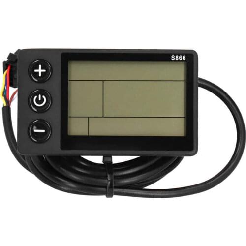 E-bike LCD Display Panel 24V 36V 48V Electric Bicycle Scooter Waterproof LCD Display Screen Electric Mountain Bike ConversionKit