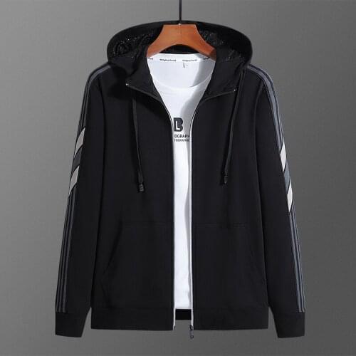 Plus Size 8XL 7XL 6XL 5XL XXXXL Jacket Waterproof Sping Mens Youth Slim Jacket Hood Trend Fashion blue Casual Black Coat