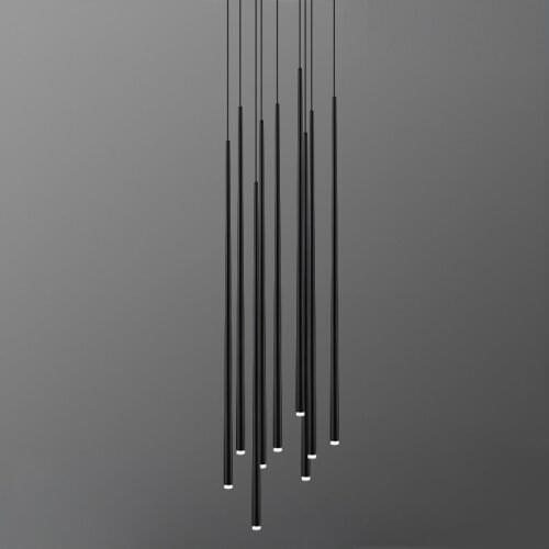 Stair chandelier living room lamp bedroom kitchen lighting indoor home decoration bar Island table luxury line pendant lights