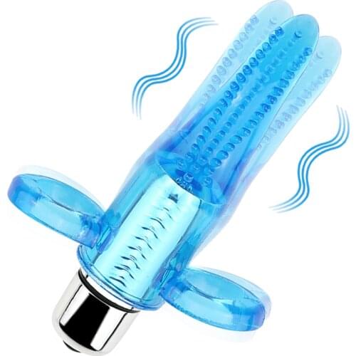 Soft Finger Vibrator Thorny Tongue Licking Clitoris Stimulator Silicone Nipple G Spot Massager Sex Toys for Women Oral Sexo