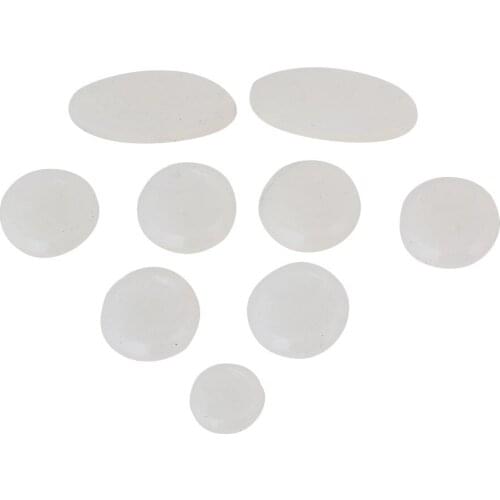 NEW Plastic/Silicon Saxophone Key Buttons Inlays 1 Set(9 Pcs) FOR Alto