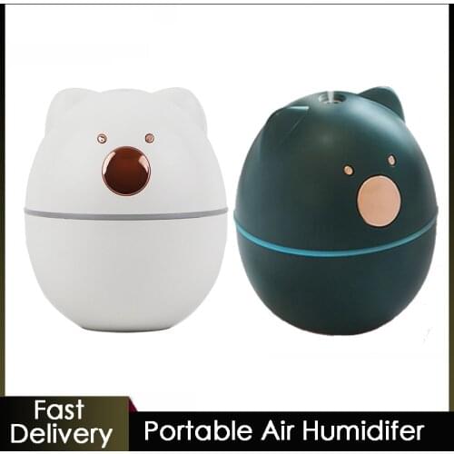 220ML Mini Portable Ultrasonic Air Humidifer Aroma Essential Oil Diffuser USB Mist Maker Aromatherapy Humidifiers for Home