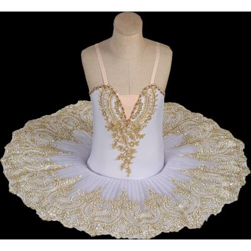 Gold Swan Lake Professional Ballet Tutu For Child Kids Adult Women Ballerina Party Dance Costumes Ballet Tutu Balett Dress Girl