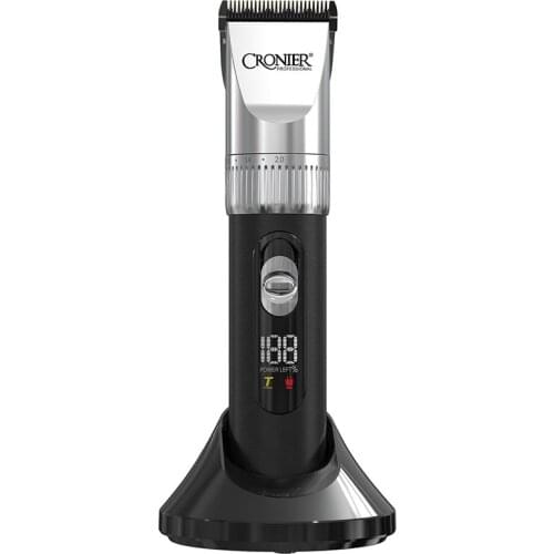 Professional adjustable blade TURBO hair clipper corded cordless powerful LED hair trimmer for men electric hair cutting tool