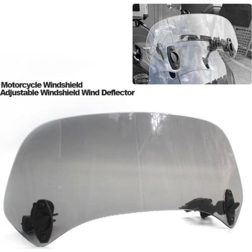 For YAMAHA MT-03 MT-07 MT-09 FZ1 FZ6 FZ8 YZF R1 R6 R3 Adjustable Windscreen Windshield Extension Spoiler Wind Deflector Lockable