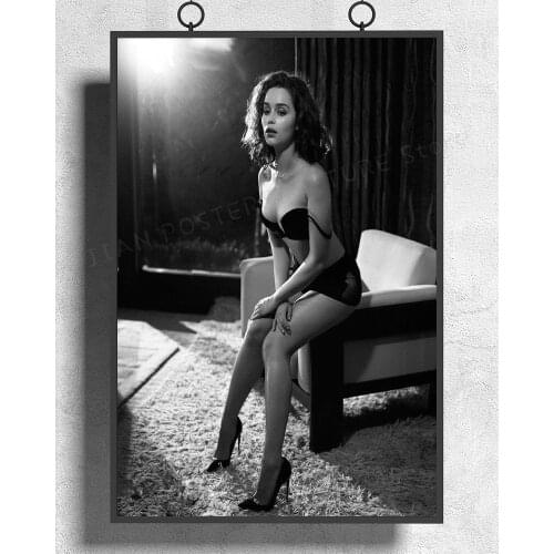 H473 Silk Poster Home Decoration Emilia Clarke Actress Star 07 Wall Art Christmas Gift
