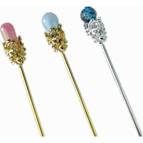Nail Art Stirring Rod for UV Gel Polish Dotting Pen Acrylic Powder Stick Nail Glitter Manicure Liquid UV Gel Spoon Dotting Pen