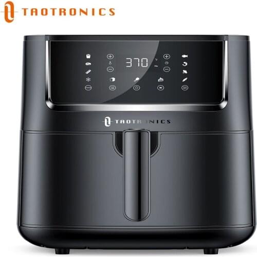 TaoTronics Air Fryer 6 Quart 1750W Air Frying Oven with Touch Control Panel TaoTemp Technology Nonstick Easy Clean Auto Shut Off