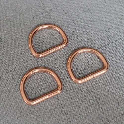 1 Pcs/Lot 25mm High Quality Metal Buckle Dee D Ring for Webbing Backpack Bag Parts Leather Craft Strap Belt Purse Pet Collar