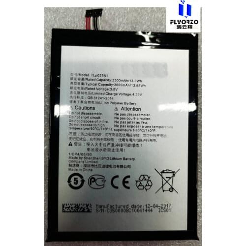 100% Brand new High Quality 3500mAh/3600mAh TLP035A1 Battery For Alcatel One Touch China Mobile N1 MAX M823 Mobile Phone