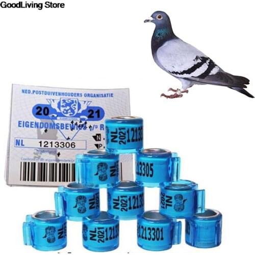 2pcs Pigeons Rings Identification Ring Pigeon Foot Ring with Certificate Durable Pheasant Foot Ring Multicolor Bird Ducks Tools
