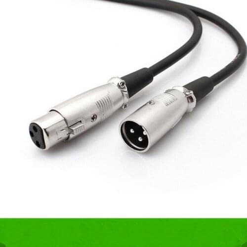 LBSC XLR 3 Pin Microphone Cable Male to Female XLR3F to XLR3M Connector Adapter Converter XLR Audio Wire Cord