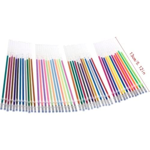 48 Colors A Set Flash Ballpoint Gel Pen Highlighters Refill Color Full Shinning Refills Painting Ball Point Pen