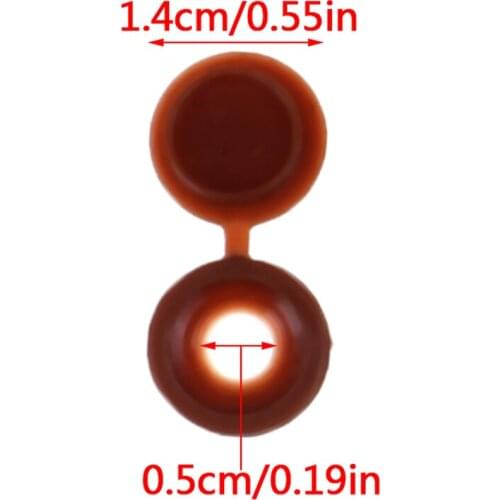 Car White Hinged Cover Cap Number Plate Fitting Fixing Self Tapping Screw For License Plate 50pcs